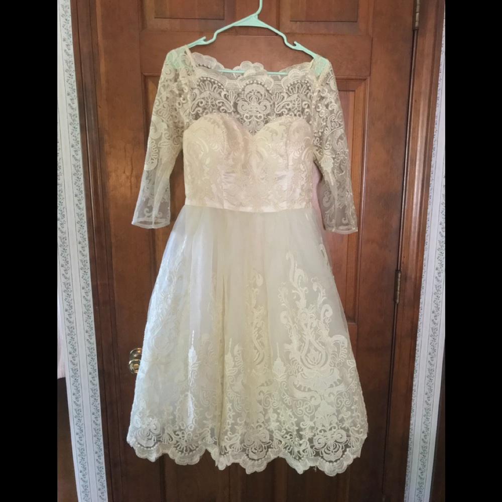 ChiChi of London Tea Length Wedding Dress